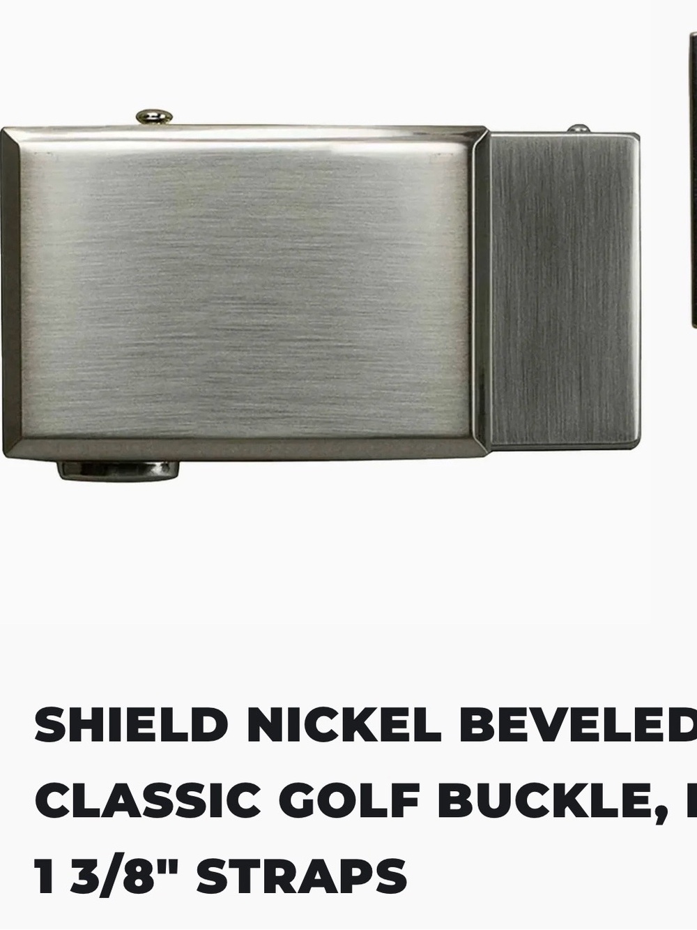 Nexbelt Belt Buckle- nickel finish